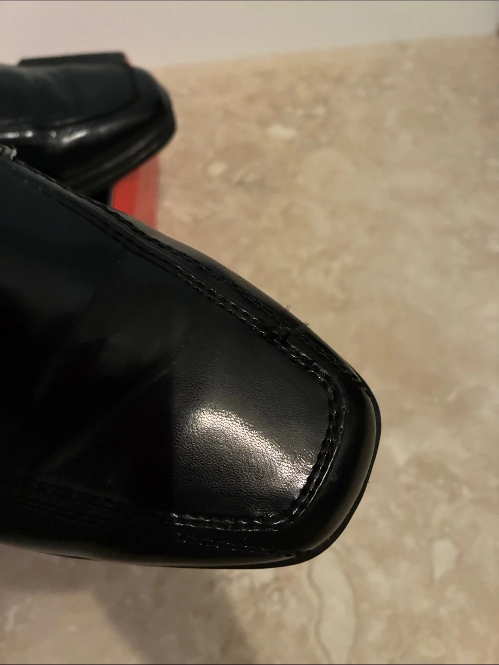 Deer Stags Black Slip-On Dress Shoes “Wise” size 2.5 M